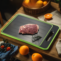 Kitchen Thawing Cutting Board Defrosting Function Physical Thawing Chopping Board Kitchen Garlic Grinding Tools Knife Sharpener