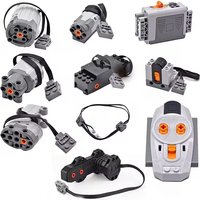 Power functions Motor Technical parts MOC multi tool servo train motor PF 8293 8883 model building blocks