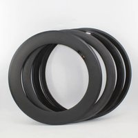 AliExpress NONE New ultralight 700C 38 50 60 88mm tubular rim Road bike 3K UD 12K T800 full carbon fibre bicycle wheelset rim 23 25mm width