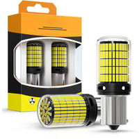2pcs 1156 BA15S P21W BAU15S PY21W Canbus LED Reverse Lamp 4014 150SMD 1157 BAY15D P21/5W Red Turn Signal Light Bulbs White 12V
