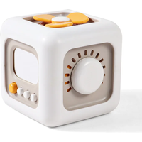 Baby Toy 6 in 1 Multifunctional Busy Cube Montessori Activity Cube Toddler Practice Skill Educational Toy Sensory Pressure Board