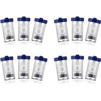 Hot 12 Pieces Hydrogen Peroxide Contact Lens Case Cleaner, Eye Scleral Contact Lens Stiff Clip Washer Machine, Portable
