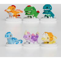 New Micro-particle Assembled Building Blocks Diy Creative Leisure Toys Small Dinosaur Assembled Ornaments Animal Building Blocks