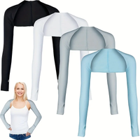 AliExpress NONE Women's Sports Sun Protection Shawl Thin Style Shoulder Length Women's Sports Sleeve Perfect For Outdoor Golf, Running, Cycling