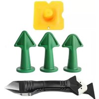Caulking Nozzle Applicator Finishing Tool Spatula Plastic Glue Shovel Tile Brick Joints Floor Silicone Remover Hand Tool Set