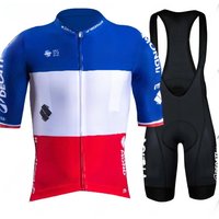 AliExpress NONE France Team AG2R 2025 Cycling Jersey Set Summer Bicycle Clothing Road Bike Shirts Suit Bicycle Bib Shorts MTB Ropa Maillot