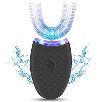 high quality travel portable Waterproof automatic u shape travel food grade silicone head adults kids electric toothbrush