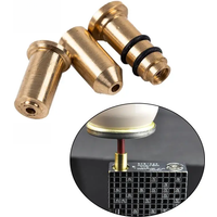 3pcs/Set Reusable Nozzle Refill Butane Gas Adapter Inflatable Head For Ligne Gas Lighter Gas Filling Refill Butane