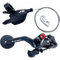 AliExpress Litepro For Brompton Folding Bike 9 Speed 10 Speed Shift Lever Rear Derailleur Tensioner Adapter Derailleur Set