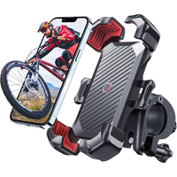 AliExpress Joyroom Universal Bike Phone Holder 360° View Bicycle Phone Holder for 4.7-7 inch Mobile Phone Stand Shockproof Bracket GPS Clip