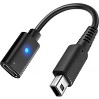 USB Type C Adapter with LED Indicator Light (Non-PD) for Nintendo NDSi and 3DS Game Consoles