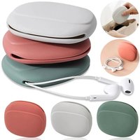 1pcs Silicone Earphone Storage Bag, Data Cable Storage Bag, Charger And Earplug Storage Bag