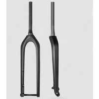 AliExpress Spcycle 29er MTB Carbon Fork Boost 110*15mm Downhill Fork Mountain Bike Carbon Rigid Fork 1-1/8