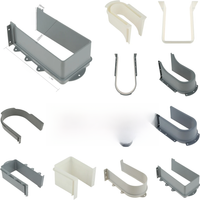 1pc U-shaped Sink Drawer Kitchen&Bathroom Drain Ring Sealing Baffle Edge Banding Sewer Slot Cabinet Recessed Under Drainage