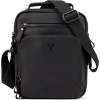 HUMERPAUL Men's Cowhide Shoulder Bag Casual Crossbody Bags Full Grain Leather Multifunctional Ipad Messenger Handbag Quality