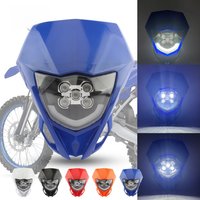 AliExpress PowerMotor Motorcycle LED Headlight Plate for Yamaha WR YZ 250 450 Parts Headlamp Fairing Dirt Bike Supermoto Enduro Motocross Accessories