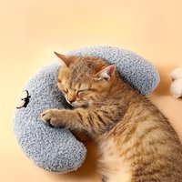 Soft Pet Pillow Cushion for Cats Dogs Thick Cotton Sleeping Headrest Comfortable Bite Resistant Pet Bed Accessory
