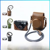 SmallRig X half Leather Case Kit for FUJIFILM X half with Full-Cover Carrying Bag, Half Leather Case,Woven Shoulder Strap 5218