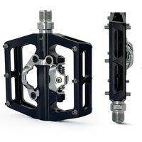 AliExpress Gineyea Mountain Bike Clip Pedals, Dual Function Gravel MTB Bike Clipless Pedals with cleats Bicycle Pedals compatible with SPD