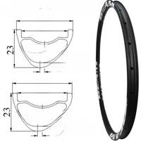 AliExpress carbonbeam Carbonbeam 2025 New Desgin 300g rims Asymmetric Depth 23mm Wide inc 28mm 30mm 32mm 29er Hookless Tubeless 29er carbon mtb rims