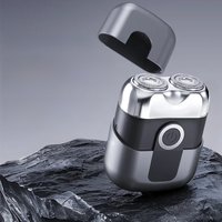 Mini electric shaver, compact and fast charging for home use, men's car shaver, portable for home use, gift for father and boyfr