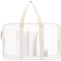 Clear Pool Bag Large Capacity Waterproof Beach Tote With Zipper Travel Storage Pouch For Water Bottles Beach Bag