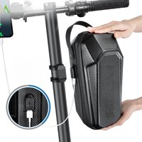 AliExpress NONE NEWBOLER 3L/5L Electric Scooter Front Bag With USB Port Waterproof EVA Hard Shell Bag Bicycle Carry Bag Storage Accessories