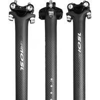 AliExpress ECIOSL Matte Bicycle Seatpost Carbon 27.2/30.8/31.6*350/400mm Mountain Road Bike Seat Post 3K Carbon Seat Tube Bicycle Parts