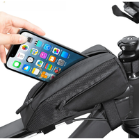 AliExpress NONE NEWBOLER Bike Bag 1.2L Portable Frame Front Tube Cycling Bag MTB Road Bicycle Pannier Bag Large Capacity Ultralight Cycling Bag