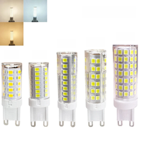 Mini G9 LED Light Bulbs 7W 9W 12W 15W 18W 220V LED Corn Light 2835SMD Cool/Warm/Neutral White Ceramic Lamp For Home Chandelier