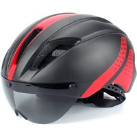 AliExpress yumaj NEW YUMAJ Goggles Helmet with lens TT Aero Road Helmet for Men Racing Integrally-molded Helmet Casco Ciclismo YM-15