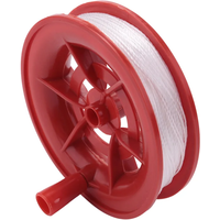100M Twisted String Line Red Wheel Kite Reel Winder