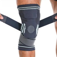AOLIKES 1PC Knee Support Braces Strap Elastic Sport Bandage Compression Protector Pad Relieves Gym Knee Pads Injuries Volleyball