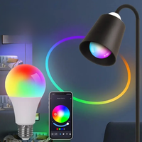 Smart Led Bulbs E27 Tuya Smart Life Bluetooth App Control 220V 110V RGB Lights Ampoules Home Decoration Spotlight Bombilla
