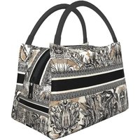 Fashion Luxury Kon Megat Ae Lunch Bag Cooler Thermal Insulated Lunch Tote Box for Women Kids School Work Picnic Food Bags