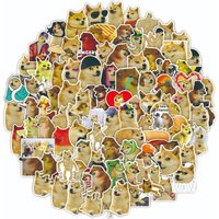 AliExpress Hizxj 10/30/50/100pcs Cheems MeMe Stickers Waterproof Skateboard Motorcycle Guitar Luggage Laptop Bicycle Sticker Kids Toys