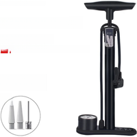 AliExpress BUCKLOS Bicycle Pump 160PSI Air Pump with Pressure Gauge Schrader Presta Valve Adapter Hand Floor High Pressure Pump for Bicycle