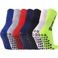 AliExpress NONE 1Pairs ANTI SLIP Football Socks Mid Calf Non-Slip Soccer Sport Cycling Yoga Basketball Sports Mens Outdoor Sock EU39-45