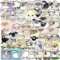 AliExpress GOGOTU 10/30/50PCS Cartoon Sheep Stickers Cute Animal Sticker DIY Scrapbook Laptop Phone Guitar Car Bike Skateboard Graffiti Decals Toy