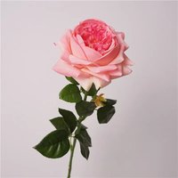1Pcs Feel Moist Austin Latex Rose Real Touch Artificial Flowers Luxury Home Decoration Party Event Wedding Roses Floral Bouquet