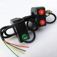 AliExpress NONE 22mm Handlebar Horn and Headlight Combination Button Switch for Motorcycle E-bike Scooter Universal Refit Accessories