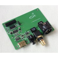 XMOSAmanero Italy USB Digital Interface I2S/IIS to Coaxial Fiber SPDIF AES Output Board