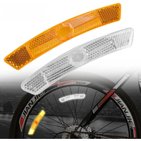 AliExpress NONE 4pcs Bike Spoke Reflector 25*20mm Steel Fixed Rain Sun Protection Bicycle Parts For Mountain Bike Outdoor Riding Accessories