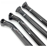 AliExpress NONE Litepro Folding Bike Carbon Fiber Seatpost 33.9mm 580mm Offset 5/25° Glossy Matte Black BYA412 Bicycle Seat Post Tube
