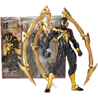 Kaiyodo Revoltech Iron Spiderman Action Figure Amazing Yamaguchi Spiderman Anime Figurine Pvc Statue Model Decora Toy Collection