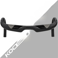 AliExpress kocevlo KOCEVLO carbon fiber bicycle handlebar Reduce resistance bent bar strengthen bike parts 380/400/420/440mm inner routing