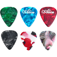5Pcs Guitar Picks Acoustic Music Pick Electric Bass Plectrum Mediator Guitar Accessories Thickness 0.46/0.71/0.81/0.96/1.2/1.5