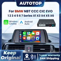 Wireless CarPlay Android Auto Decoder For BMW NBT CCC CIC EVO 1 2 3 4 5 6 7 Series X1 X3 X4 X5 F20 F30 E60 E90 F48 F25 E84 F10