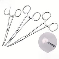 Dental Microhandle Mosquito Unhook Pliers Forceps Straight Hemostatic Forceps Surgical Stainless Steel Elbow Forcep