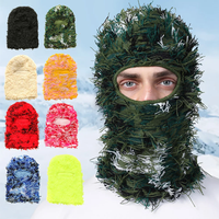 AliExpress NONE Winter Balaclava Mask Full Face Cover Windproof Thermal Ski Mask Outdoor Halloween Style Knit Headgear
